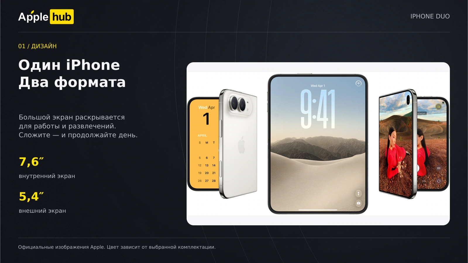 Apple iPhone Duo — iPhone Duo раскрывает больше возможностей